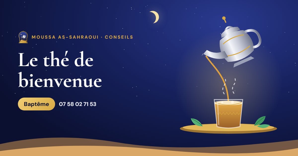 Le thé de bienvenue : illustration de l'article